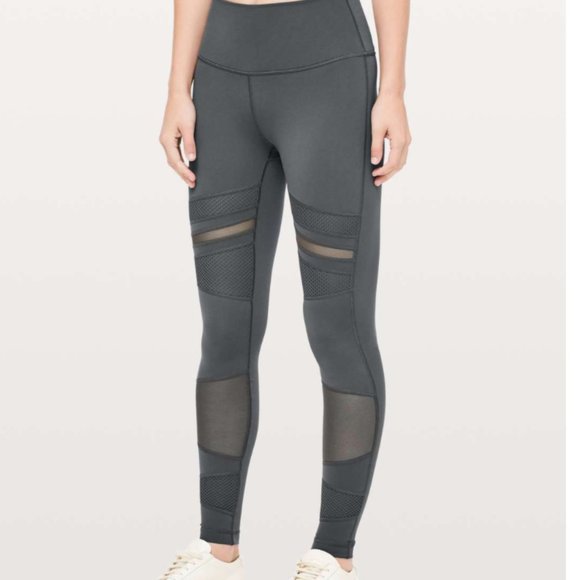 lululemon athletica Pants - Lululemon Wunder Under High-Rise Tight *Mix & Mesh